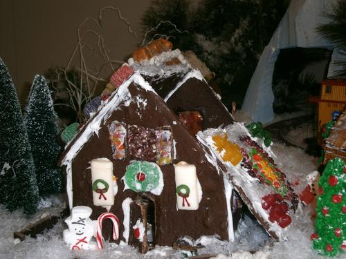Employee made gingerbread houses #6