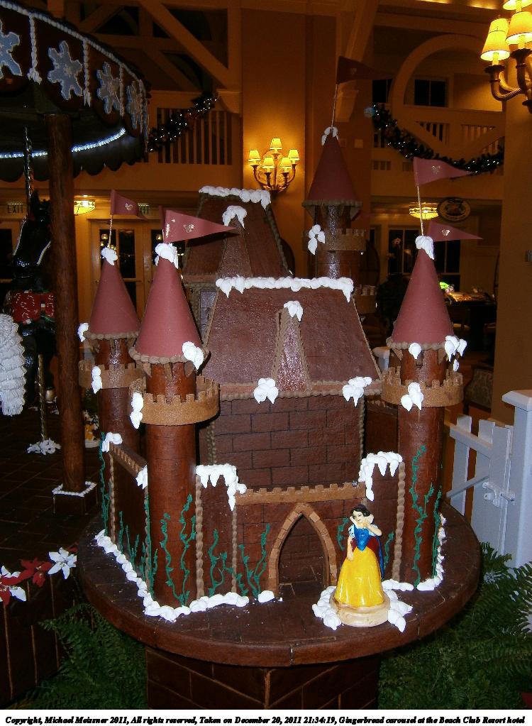 Gingerbread carousel at the Beach Club Resort hotel #5