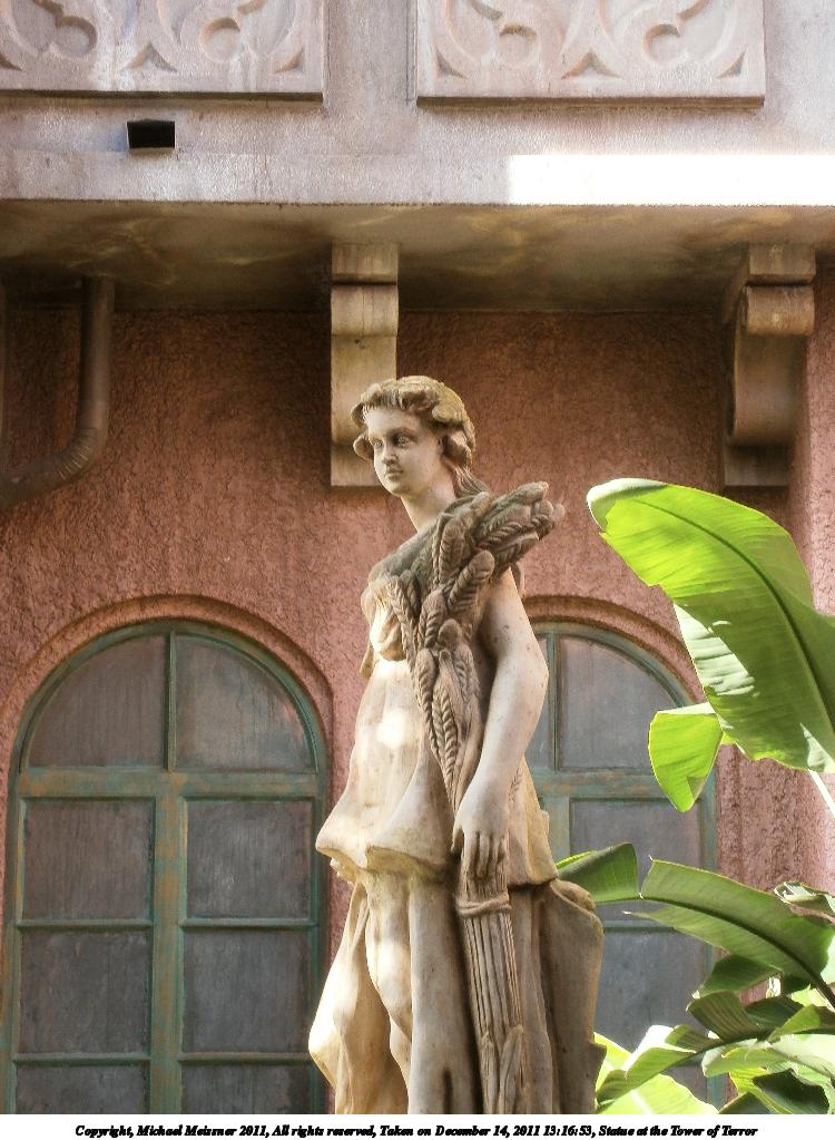 Statue at the Tower of Terror
