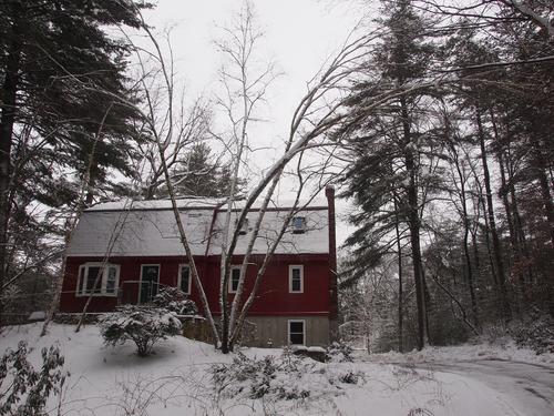Our house in winter
