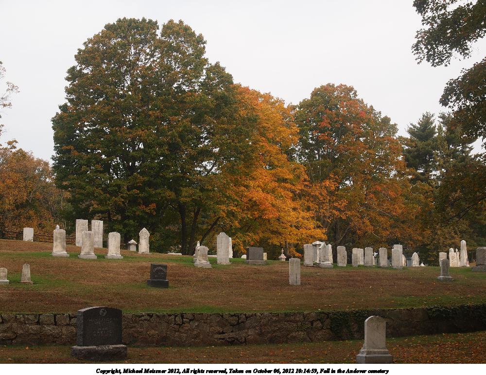 Fall in the Andover cemetery #4