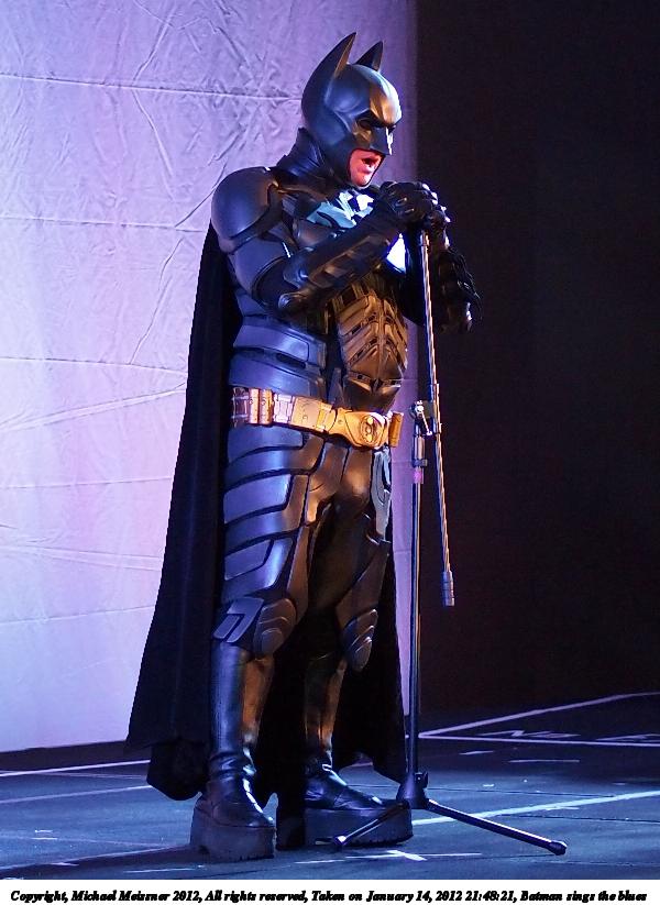Batman sings the blues