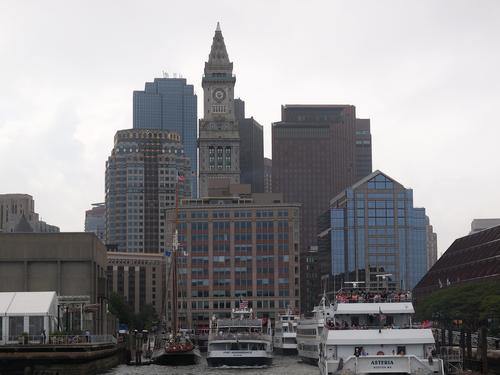 Boston from the harbor