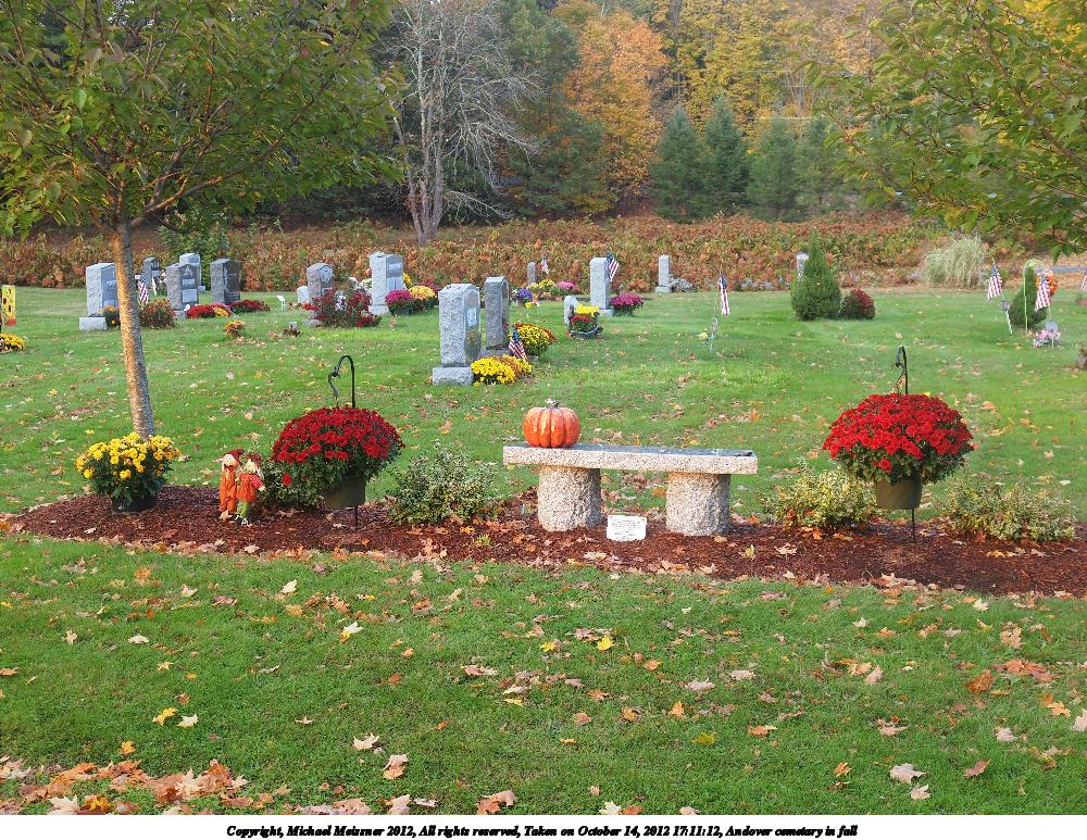 Andover cemetary in fall #6