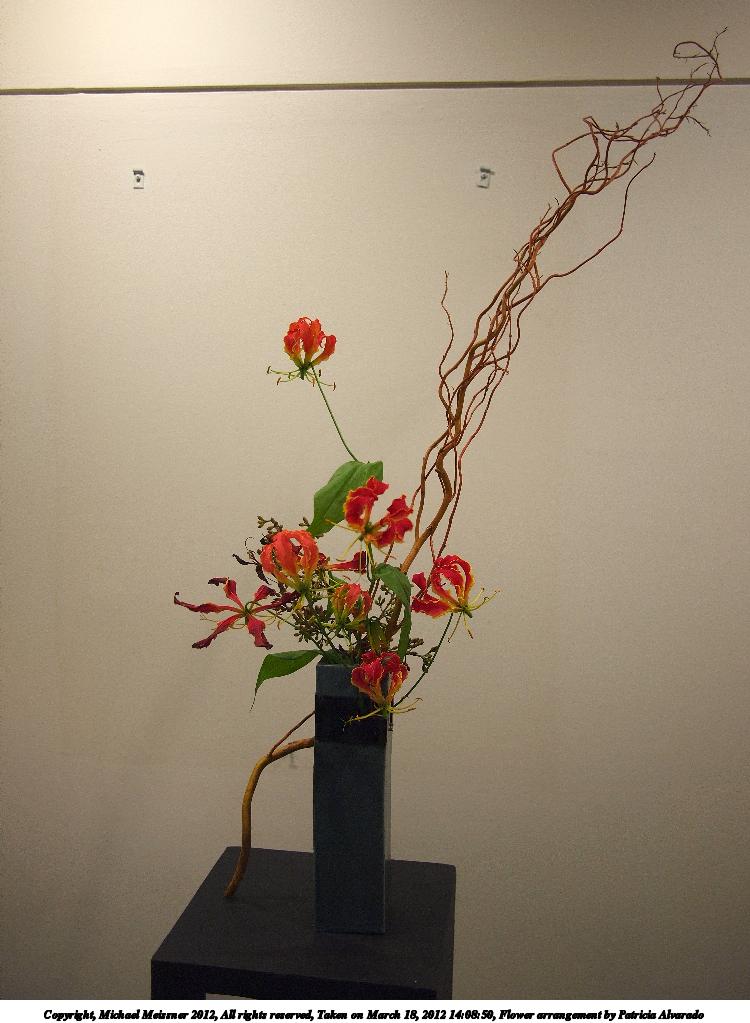 Flower arrangement by Patricia Alvarado