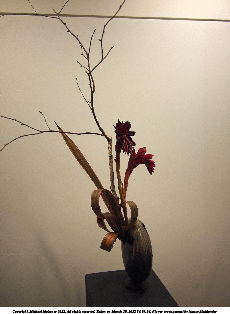Flower arrangement by Nancy Stadtlander