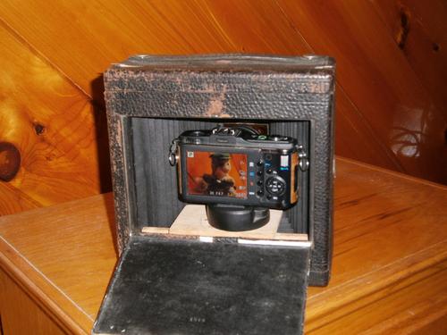 Kodak Pony 5x7 body with Olympus E-P2 inside #4