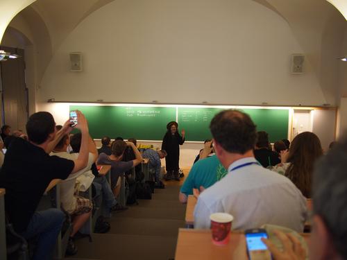 Richard Stallman at the 2012 Gnu Cauldron in Prague #3
