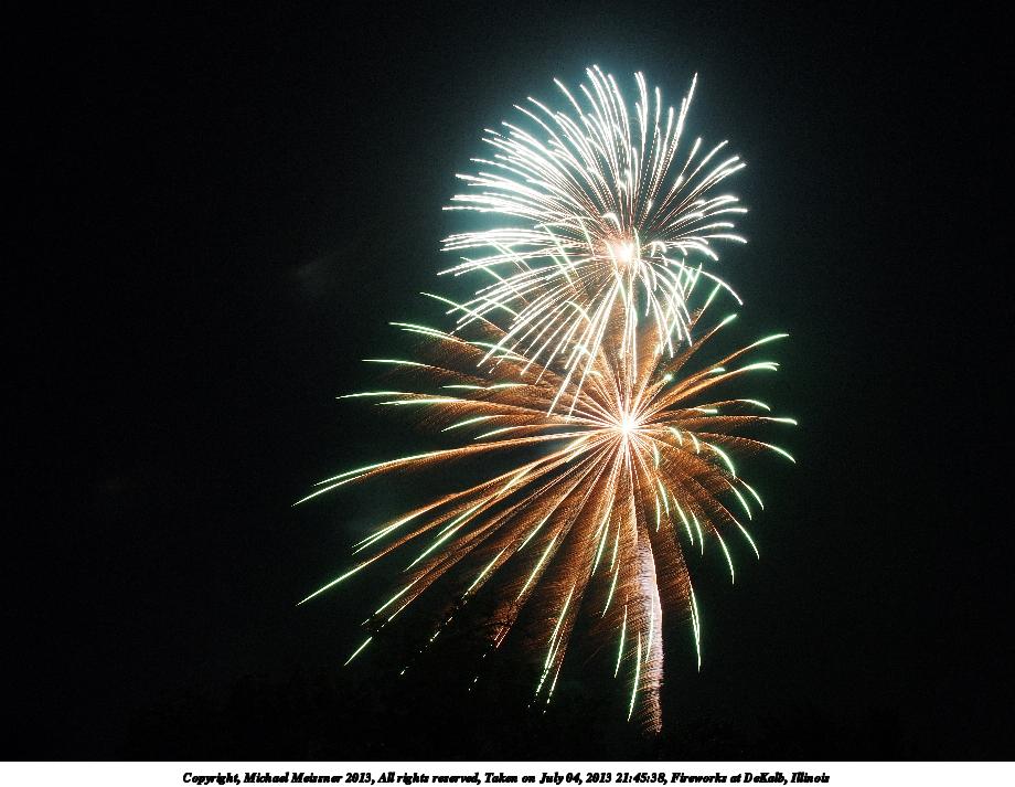 Fireworks at DeKalb, Illinois #23