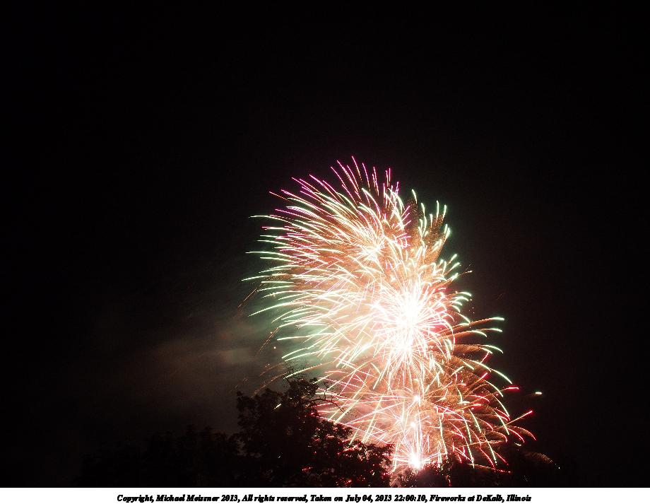 Fireworks at DeKalb, Illinois #33