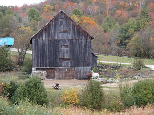 Old barn in fall