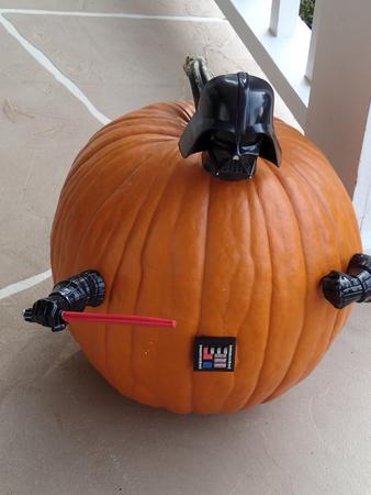 Darth pumpkin