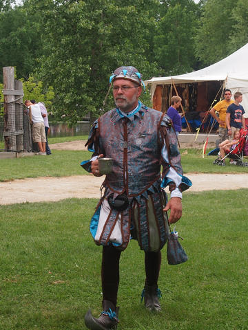 On his way to somewhere