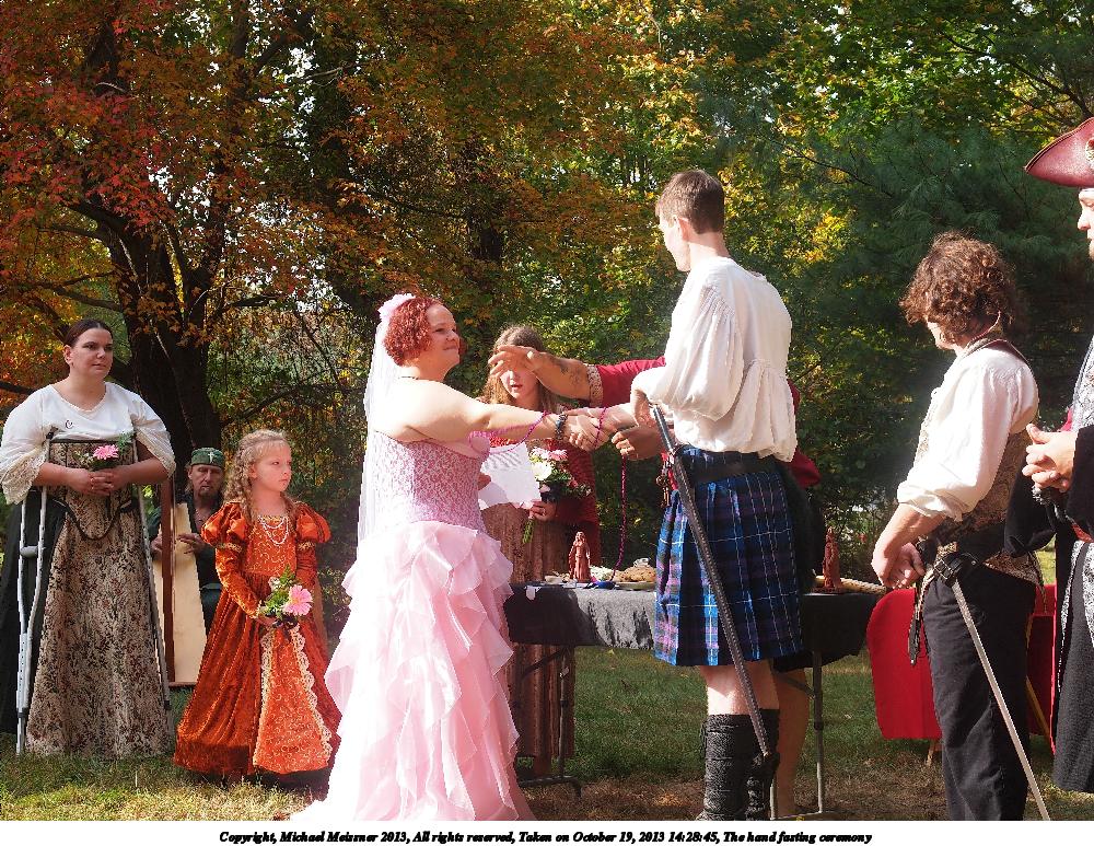 The hand fasting ceremony #6