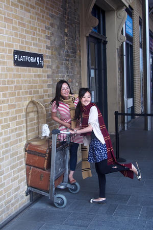 Platform 9 3/4 at Kings Cross Station, London