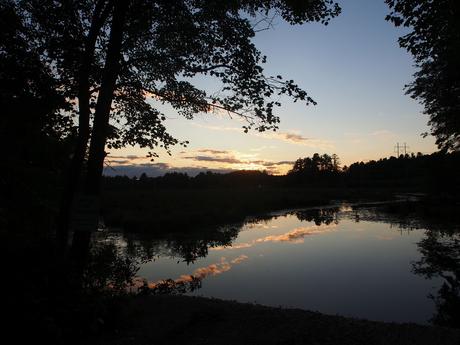 Sunset at Spectacle Pond