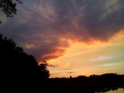 Sunset at Spectacle Pond #3