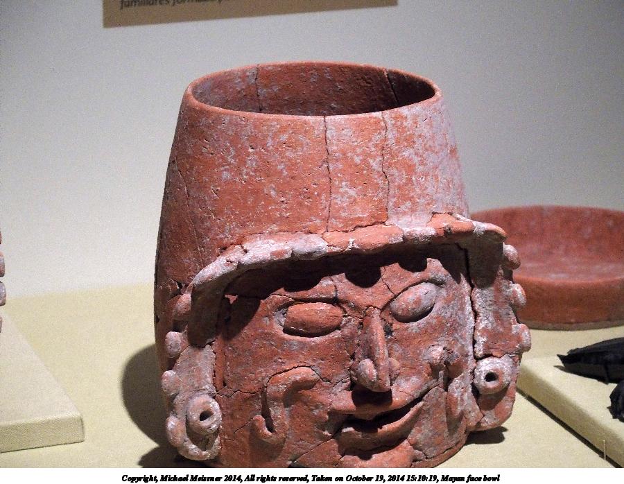 Mayan face bowl