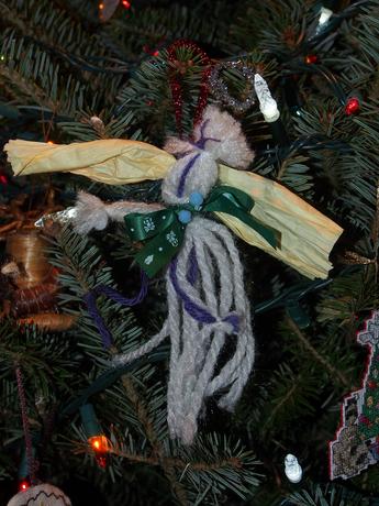 Ornament that Gwen made