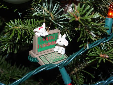 Mouse/keyboard ornament