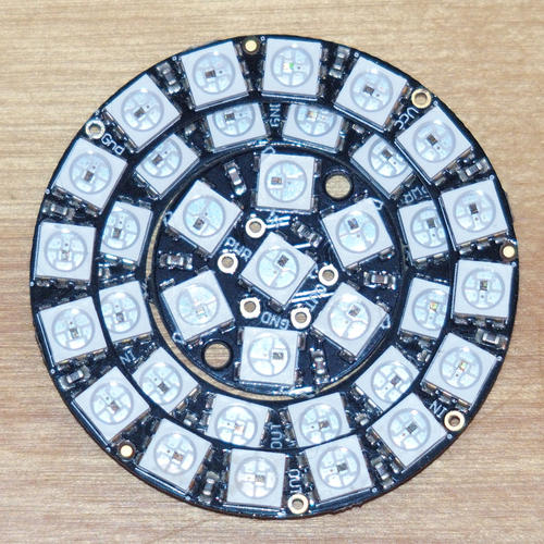 Adafruit 16, 12, and 7 led neopixel rings