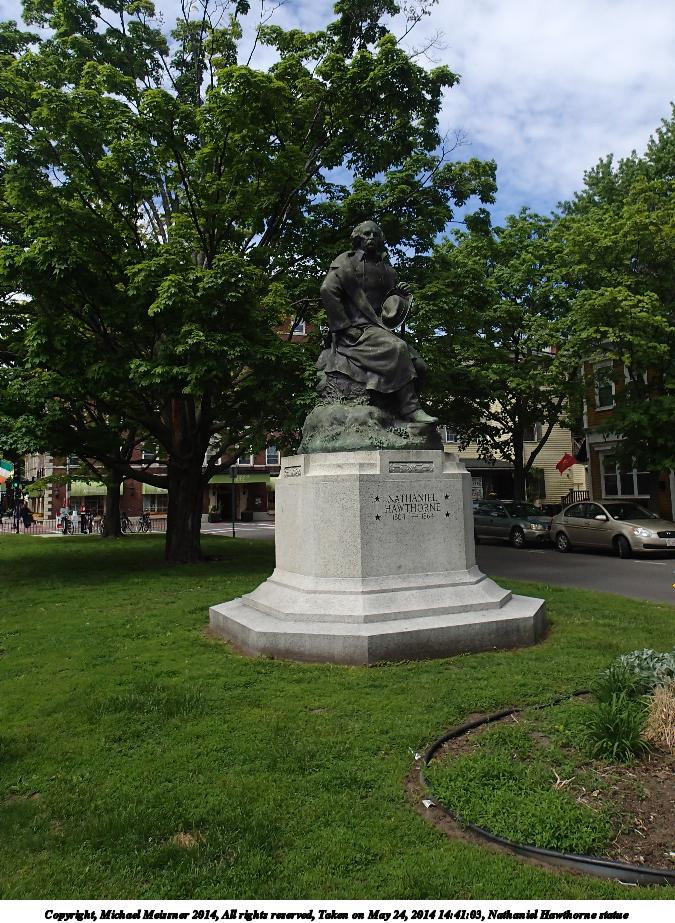 Nathaniel Hawthorne statue