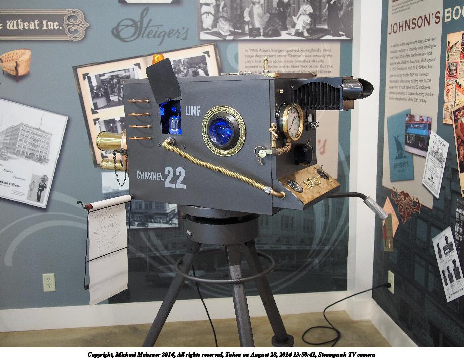 Steampunk TV camera