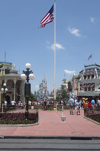 Main street and Cinderella castle