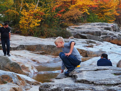 Playing on the rocks