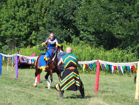 The Silver Knights jousting company #23