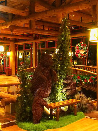 Three bears Christmas at Wilderness Lodge