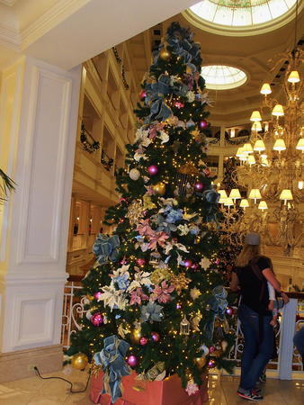 Christmas tree at the Grand Floridian resort