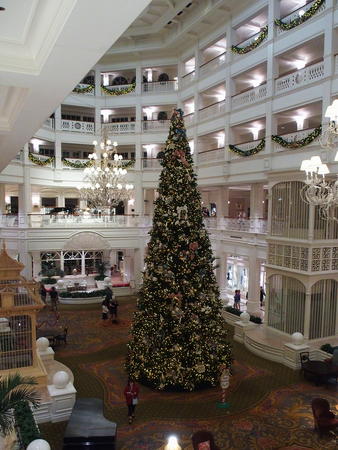 Christmas tree at the Grand Floridian resort #4