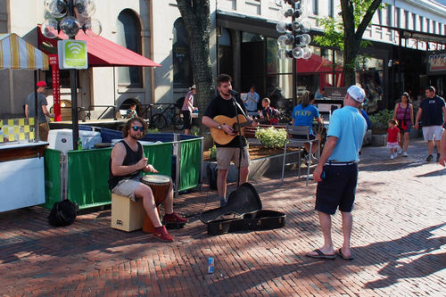 Musician at Faneuil Hall