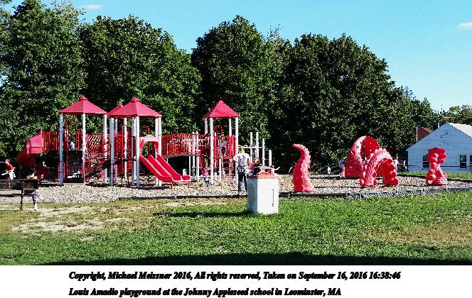 Louis Amadio playground at the Johnny Appleseed school in Leominster, MA #2
