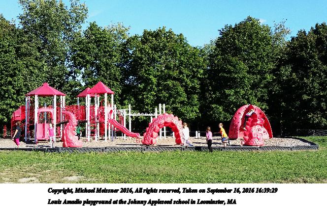 Louis Amadio playground at the Johnny Appleseed school in Leominster, MA #4