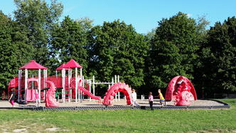 Louis Amadio playground at the Johnny Appleseed school in Leominster, MA #4