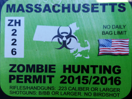 Zombie hunting permit