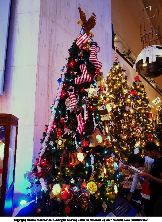 USA Christmas tree