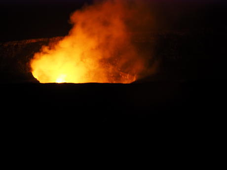 Volcano at night #3