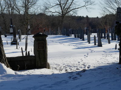Winter graveyard