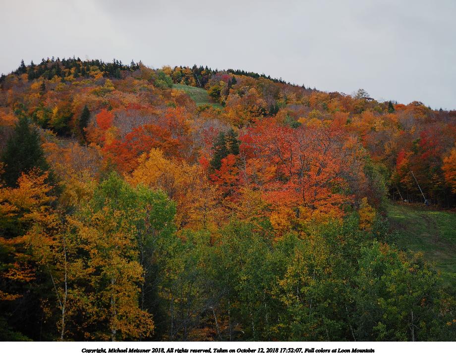 Fall colors at Loon Mountain #4