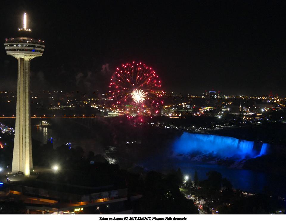 Niagara Falls fireworks #6