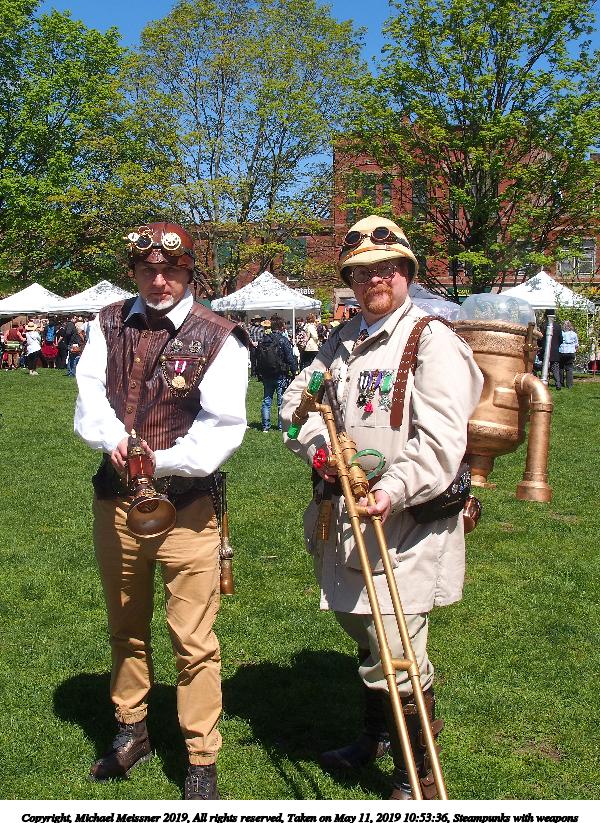Steampunks with weapons