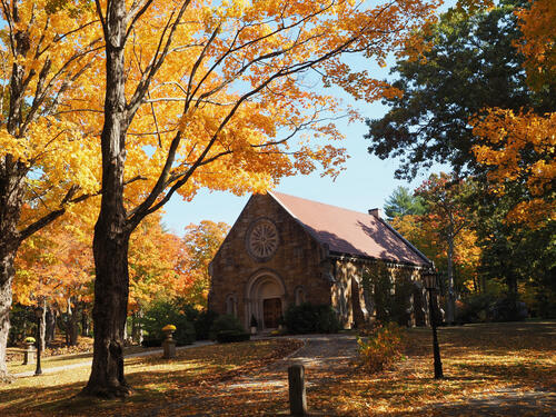 Fall in West Parish Garden Cemetery, Andover, MA #2