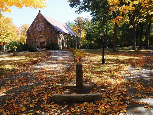 Fall in West Parish Garden Cemetery, Andover, MA #3
