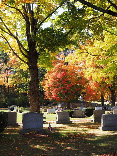 Fall in West Parish Garden Cemetery, Andover, MA #13