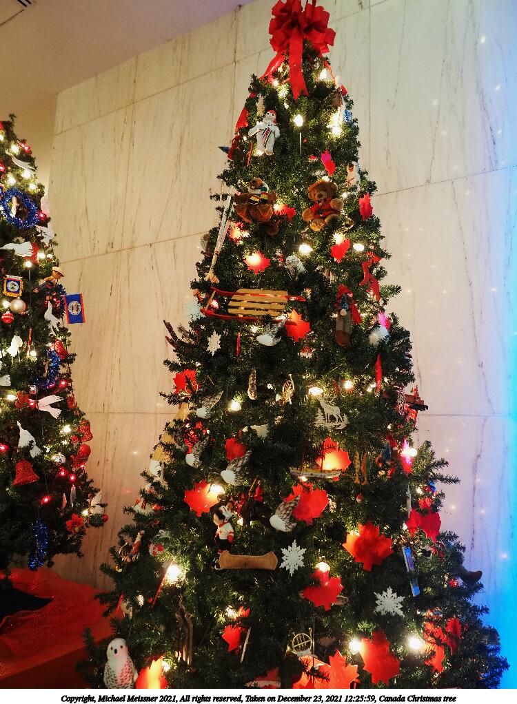 Canada Christmas tree