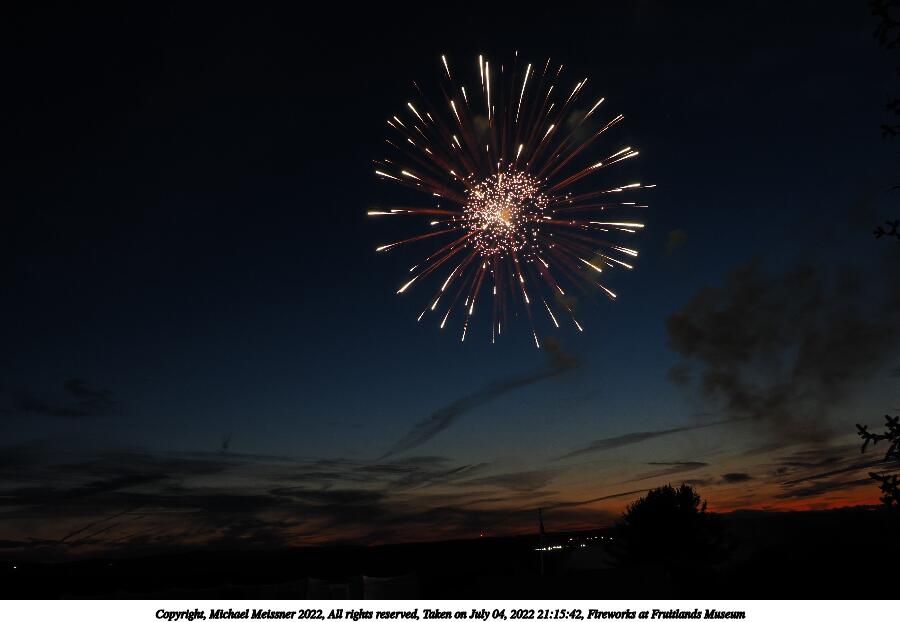 Fireworks at Fruitlands Museum