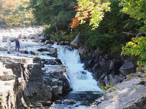 Swift river flow at the Kancamagus highway #4